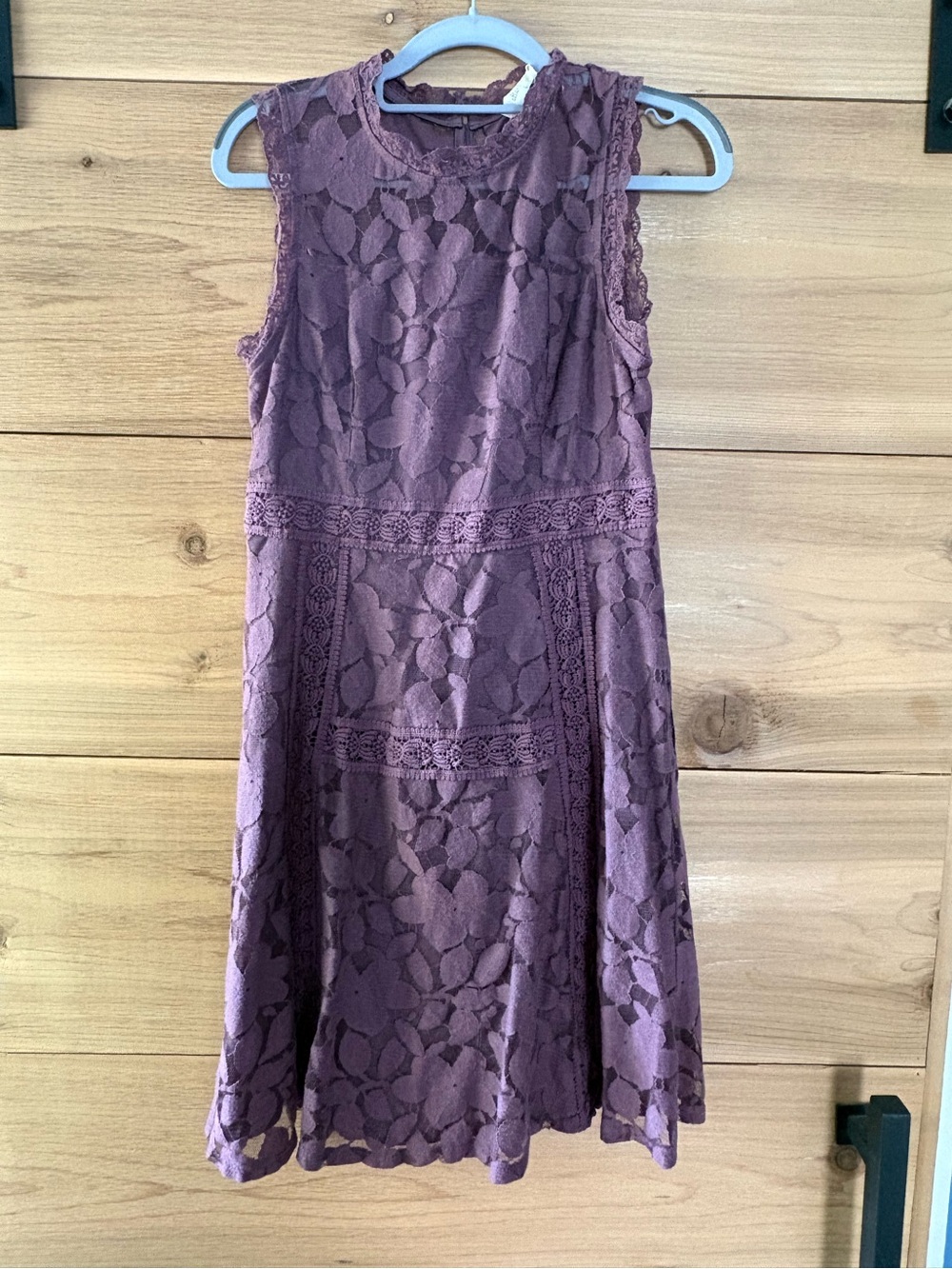 Altar’d State Mauve Floral Lace Boho Dress | Size L